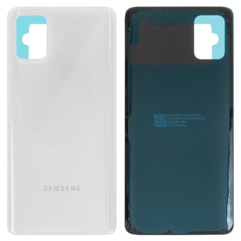 Задняя крышка Samsung SM-A515 Galaxy A51, белая, Prism Crush White, Original (PRC) | корпус, панель аккумулятора, АКБ, батареи