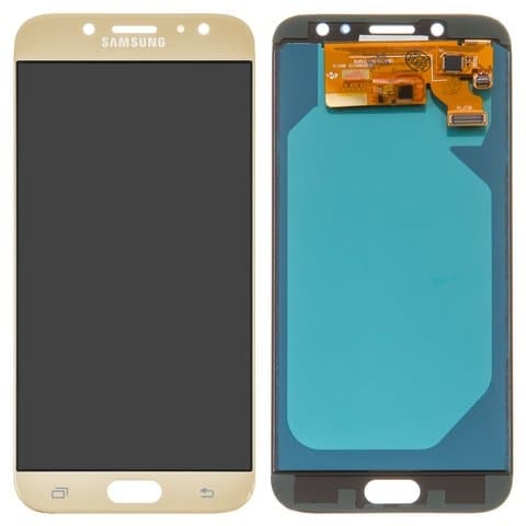 Дисплей Samsung SM-J730 Galaxy J7 (2017), золотистый | с тачскрином | High Copy, IPS | дисплейный модуль, экран, монитор