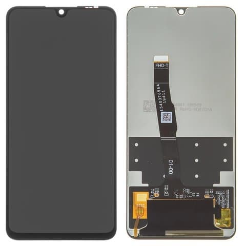 Дисплей Huawei Nova 4e, P30 Lite, MAR-LX1M, MAR-LX2, MAR-LX3A, черный | с тачскрином | High Copy | дисплейный модуль, экран