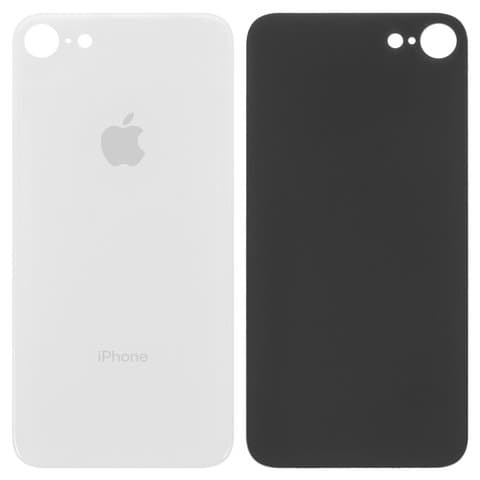 Задняя крышка Apple iPhone 8, белая, не нужно снимать стекло камеры, big hole, Original (PRC) | корпус, панель аккумулятора, АКБ, батареи