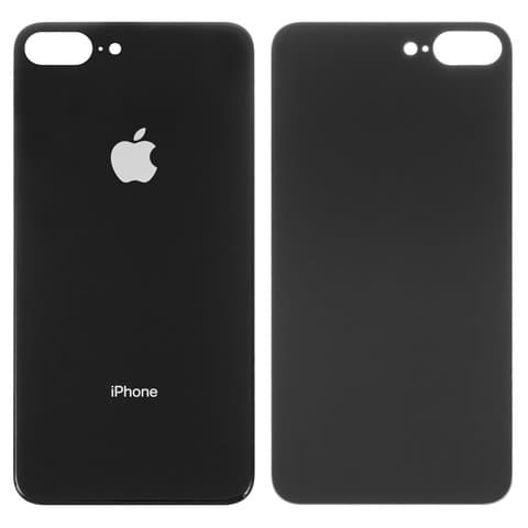 Задняя крышка Apple iPhone 8 Plus, черная, не нужно снимать стекло камеры, big hole, Original (PRC) | корпус, панель аккумулятора, АКБ, батареи