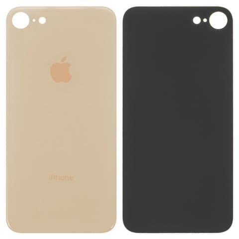 Задняя крышка Apple iPhone 8, золотистая, не нужно снимать стекло камеры, big hole, Original (PRC) | корпус, панель аккумулятора, АКБ, батареи