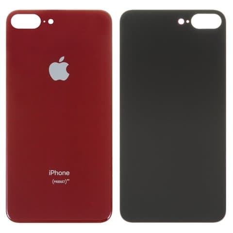 Задняя крышка Apple iPhone 8 Plus, красная, не нужно снимать стекло камеры, big hole, Original (PRC) | корпус, панель аккумулятора, АКБ, батареи
