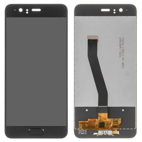 Дисплей Huawei P10, VTR-L29, VTR-L09, черный | с тачскрином | High Copy | дисплейный модуль, экран, монитор