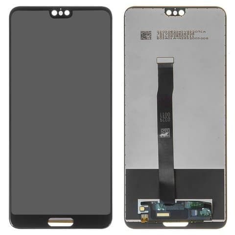 Дисплей Huawei P20, EML-L29, EML-L09, черный | с тачскрином | High Copy | дисплейный модуль, экран, монитор