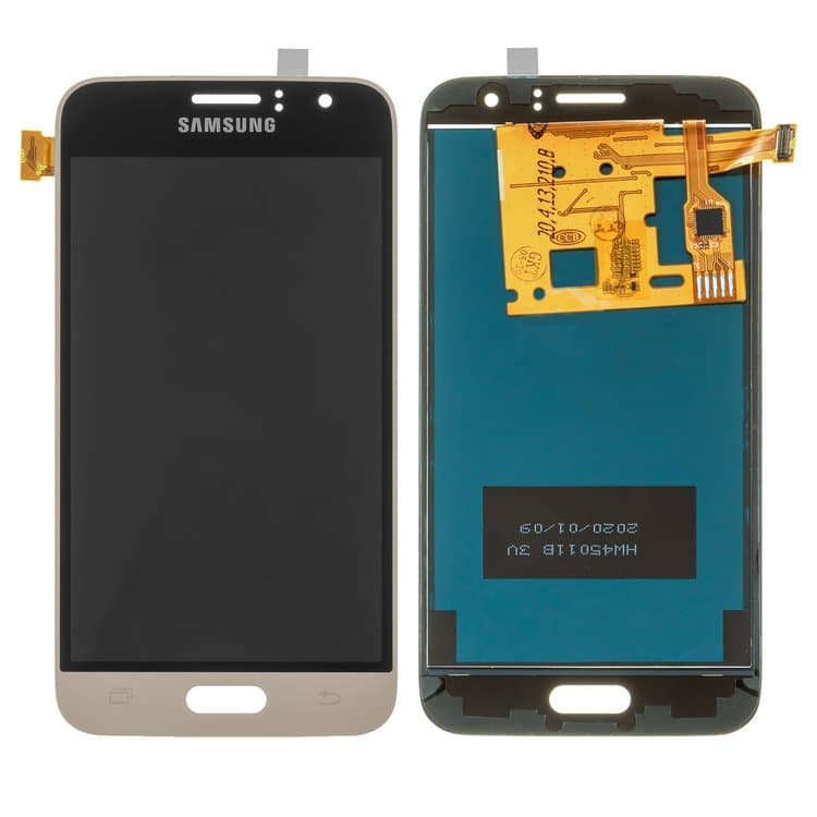 Дисплей Samsung SM-J120 Galaxy J1 (2016), золотистий | з тачскріном | High Copy, IPS | дисплейный модуль, экран