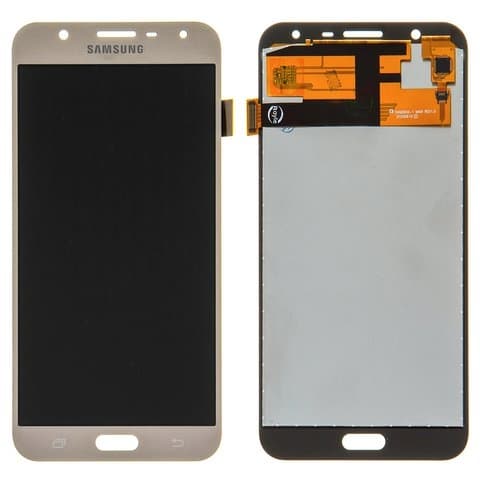 Дисплей Samsung SM-J701 Galaxy J7 Neo, золотистий | з тачскріном | High Copy, IPS | дисплейный модуль, экран