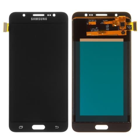 Дисплей Samsung SM-J710 Galaxy J7 (2016), черный | с тачскрином | High Copy, IPS | дисплейный модуль, экран, монитор