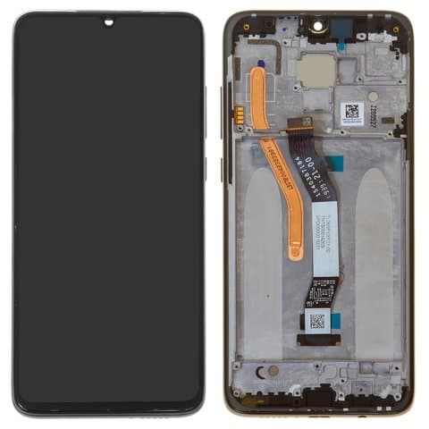 Дисплей Xiaomi Redmi Note 8 Pro, M1906G7I, M1906G7G, чорний | з тачскріном | в передній панелі | Original (PRC) | дисплейный модуль, экран