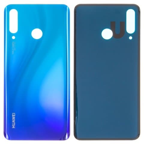 Задняя крышка Huawei P30 Lite, Nova 4e, синяя, фиолетовая, голубая, Peacock Blue, Original (PRC) | корпус, панель аккумулятора, АКБ, батареи