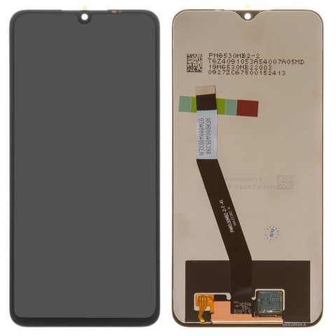 Дисплей Xiaomi Poco M2, Redmi 9, M2004J19AG, M2004J19C, M2004J19G, M2004J19PI, MZB9919IN, черный | с тачскрином | Original (PRC) | дисплейный модуль, экран, монитор