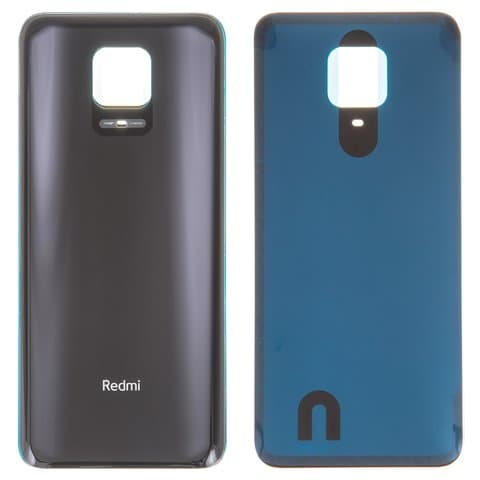 Задняя крышка Xiaomi Redmi Note 9S, серая, 48 Мп, M2003J6A1G, Original (PRC) | корпус, панель аккумулятора, АКБ, батареи