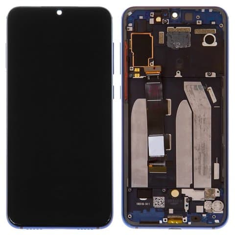 Дисплей Xiaomi Mi 9 SE, M1903F2G, синий | с тачскрином | с передней панелью | Original (реновация) | дисплейный модуль, экран, монитор