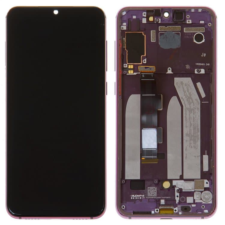 Дисплей Xiaomi Mi 9 SE, M1903F2G, фіолетовий | з тачскріном | в передній панелі | Original (реновація) | дисплейный модуль, экран