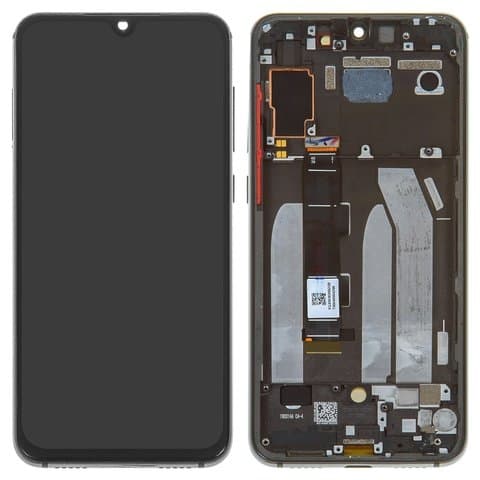 Дисплей Xiaomi Mi 9 SE, M1903F2G, черный | с тачскрином | с передней панелью | Original (реновация) | дисплейный модуль, экран