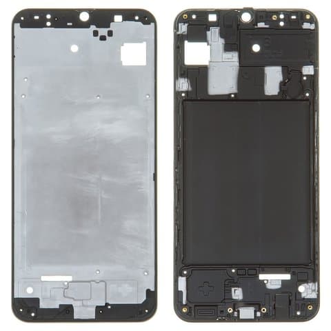 Рамка (основа) крепления дисплея Samsung SM-A305 Galaxy A30, черная, Original (PRC)
