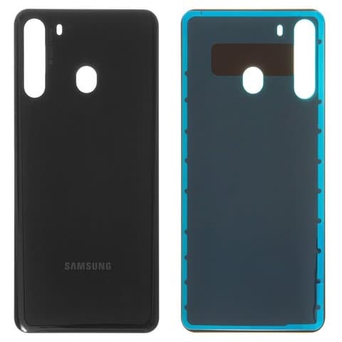 Задняя крышка Samsung SM-A215 Galaxy A21, черная, Original (PRC) | корпус, панель аккумулятора, АКБ, батареи