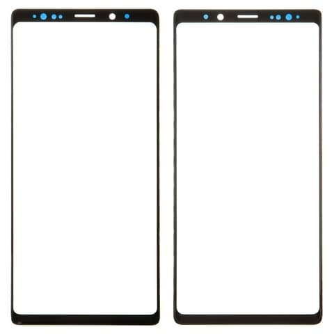 Стекло дисплея Samsung SM-N960 Galaxy Note 9, черное, с OCA-пленкой | стекло тачскрина