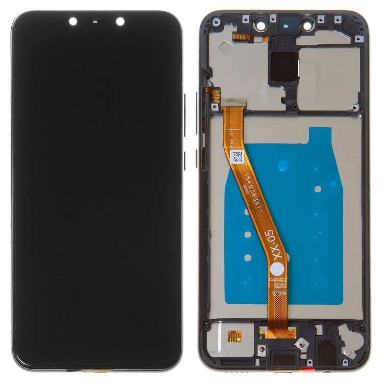 Дисплей Huawei Mate 20 Lite, SNE-AL00, SNE-LX1, SNE-LX2, SNE-LX3, черный | с тачскрином | с передней панелью | Original (реновация) | дисплейный модуль, экран