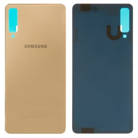 Задняя крышка Samsung SM-A750 Galaxy A7 (2018), золотистая, Original (PRC) | корпус, панель аккумулятора, АКБ, батареи