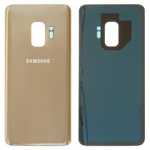 Задняя крышка Samsung SM-G960 Galaxy S9, золотистая, Sunrise Gold, Original (PRC) | корпус, панель аккумулятора, АКБ, батареи