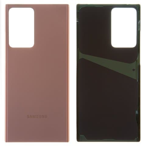Задняя крышка Samsung SM-N985 Galaxy Note 20 Ultra, золотистая, Mystic Bronze, Original (PRC) | корпус, панель аккумулятора, АКБ, батареи