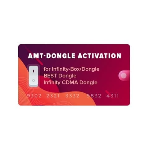 Активація ПО AMT-Dongle Infinity-Box, Dongle, BEST Dongle, Infinity CDMA Dongle