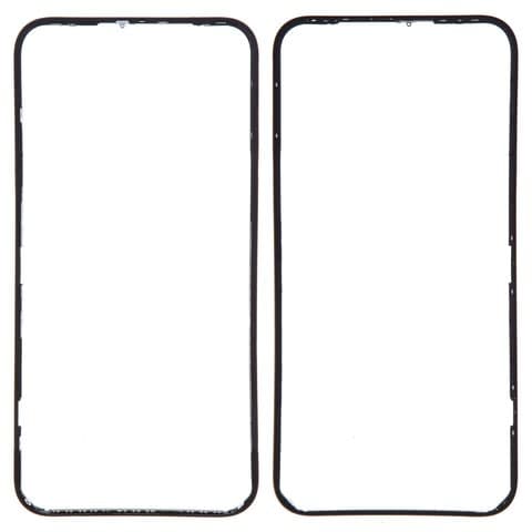 Рамка (основа) крепления дисплея Apple iPhone XR, черная, High Copy