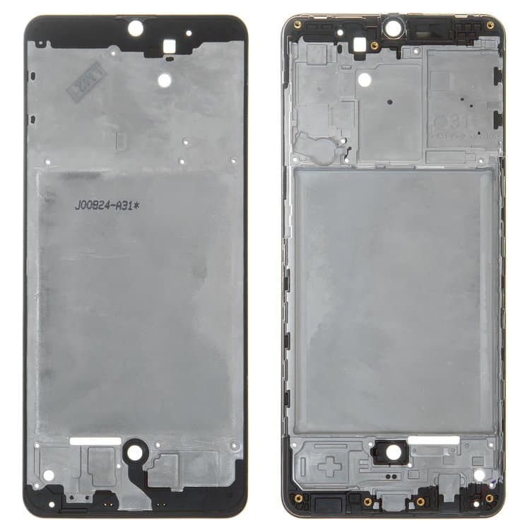 Рамка (основа) крепления дисплея Samsung SM-A315 Galaxy A31, черная, Original (PRC)