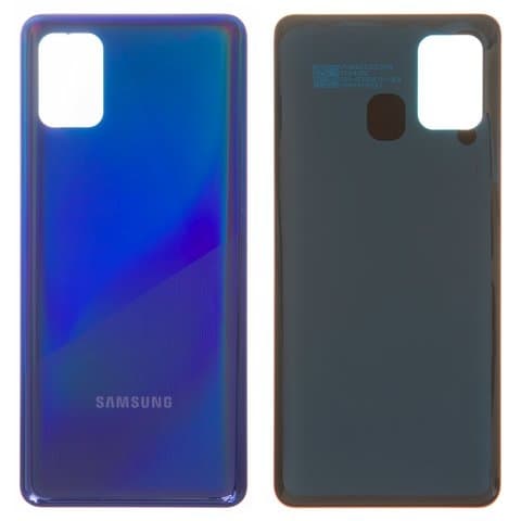 Задняя крышка Samsung SM-A315 Galaxy A31, синяя, Prism Crush Blue, Original (PRC) | корпус, панель аккумулятора, АКБ, батареи