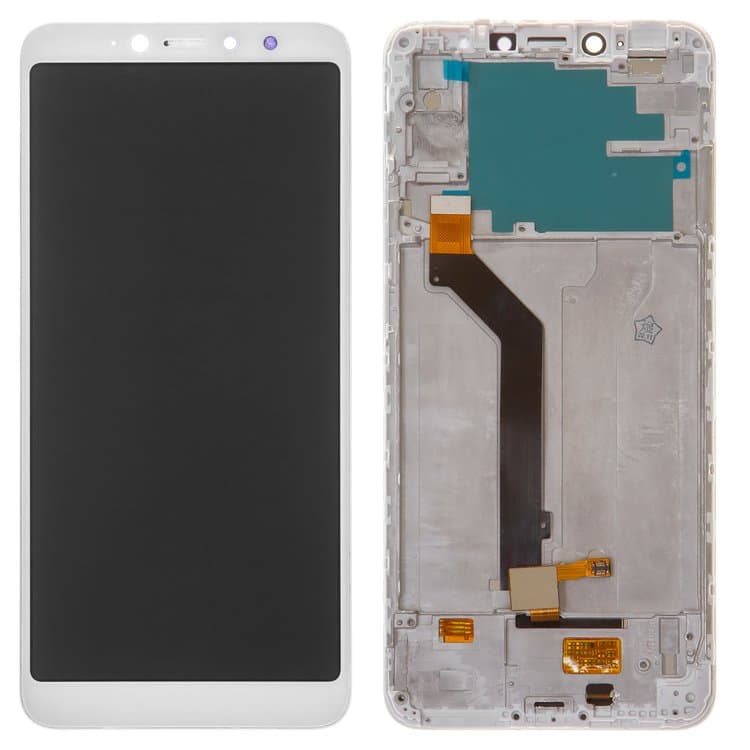 Дисплей Xiaomi Redmi S2, M1803E6G, M1803E6H, M1803E6I, белый | с тачскрином | с передней панелью | High Copy | дисплейный модуль, экран