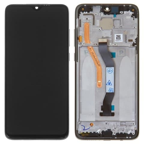 Дисплей Xiaomi Redmi Note 8 Pro, M1906G7I, M1906G7G, черный | с тачскрином | с передней панелью | High Copy | дисплейный модуль, экран, монитор