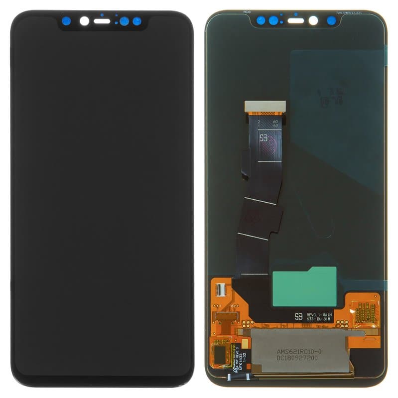 Дисплей Xiaomi Mi 8 Pro, M1807E8A, черный | с тачскрином | High Copy, OLED | дисплейный модуль, экран, монитор