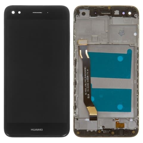 Дисплей Huawei Nova Lite (2017), P9 Lite mini, Y6 Pro (2017), SLA-L02, SLA-L03, SLA-L22, чорний | з тачскріном | в передній панелі | High Copy | дисплейный модуль, экран