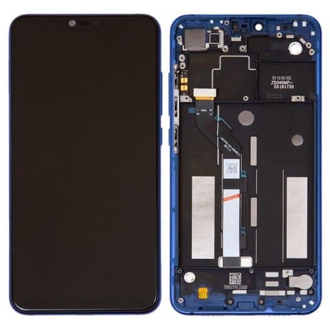 Дисплей Xiaomi Mi 8 Lite, M1808D2TE, M1808D2TC, M1808D2TG, синий | с тачскрином | с передней панелью | High Copy | дисплейный модуль, экран