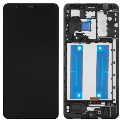 Дисплей Samsung SM-A013 Galaxy A01 Core, черный | с тачскрином | с передней панелью | Original (PRC) | дисплейный модуль, экран, монитор