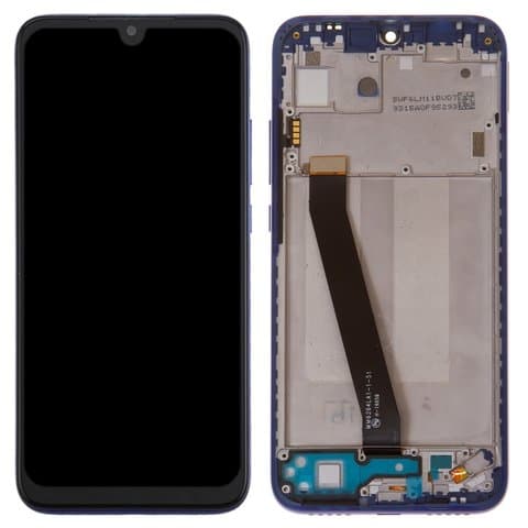 Дисплей Xiaomi Redmi 7, M1810F6LG, M1810F6LH, M1810F6LI, синий | с тачскрином | с передней панелью | High Copy | дисплейный модуль, экран