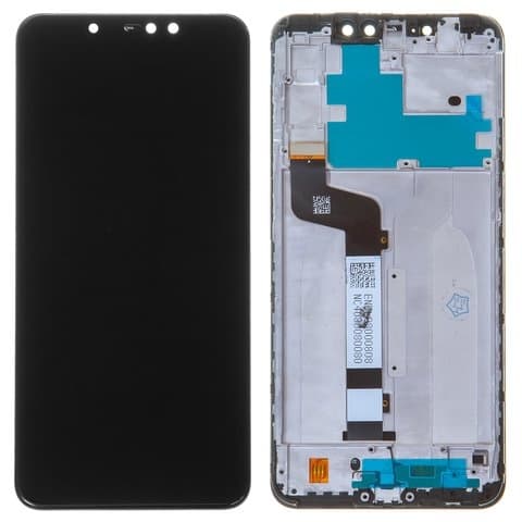 Дисплей Xiaomi Redmi Note 6 Pro, M1806E7TG, M1806E7TH, M1806E7TI, черный | с тачскрином | с передней панелью | High Copy | дисплейный модуль, экран