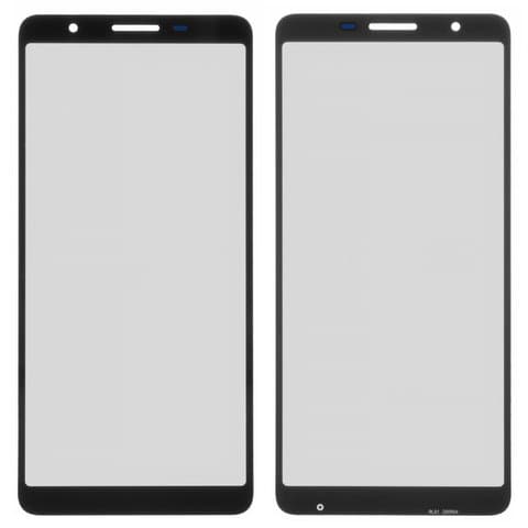 Стекло дисплея Samsung SM-A013 Galaxy A01 Core, черное | стекло тачскрина