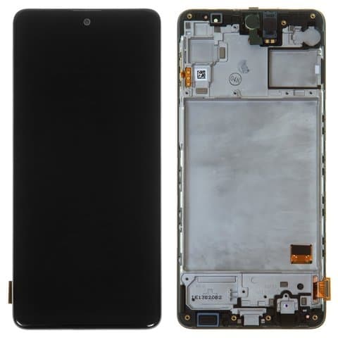 Дисплей Samsung SM-M317 Galaxy M31s, черный | с тачскрином | с передней панелью | Original (Сервис-Центр), AMOLED, GH81-13736A, GH82-23774A, GH82-24114A | дисплейный модуль, экран