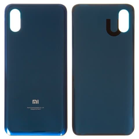 Задняя крышка Xiaomi Mi 8 Pro, M1807E8A, синяя, Original (PRC), стекло, Original (PRC) | корпус, панель аккумулятора, АКБ, батареи