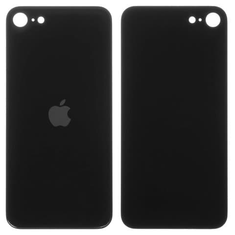 Задняя крышка Apple iPhone SE 2020, черная, нужно снять стекло камеры, small hole, Original (PRC) | корпус, панель аккумулятора, АКБ, батареи