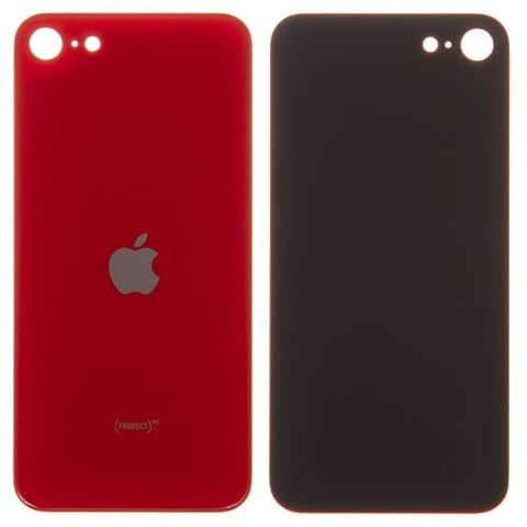 Задняя крышка Apple iPhone SE 2020, красная, нужно снять стекло камеры, small hole, Original (PRC) | корпус, панель аккумулятора, АКБ, батареи