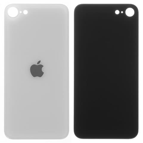Задняя крышка Apple iPhone SE 2020, белая, не нужно снимать стекло камеры, big hole, Original (PRC) | корпус, панель аккумулятора, АКБ, батареи
