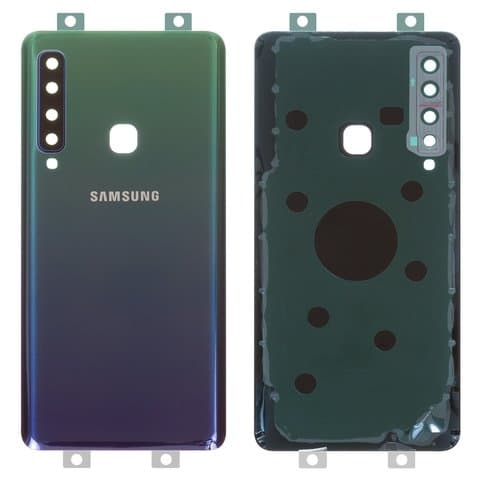 Задняя крышка Samsung SM-A920 Galaxy A9 (2018), синяя, со стеклом камеры, Original (PRC) | корпус, панель аккумулятора, АКБ, батареи