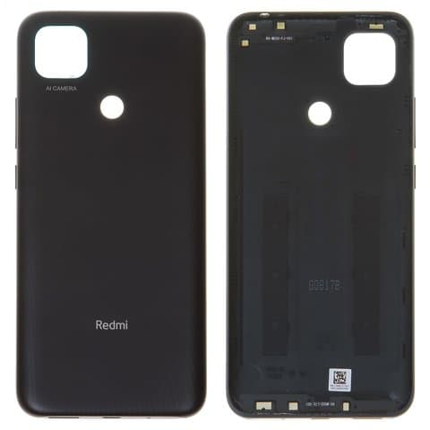 Задняя крышка Xiaomi Redmi 9C, M2006C3MG, M2006C3MT, M2006C3MNG, серая, черная, Midnight Gray, Original (PRC) | корпус, панель аккумулятора, АКБ, батареи