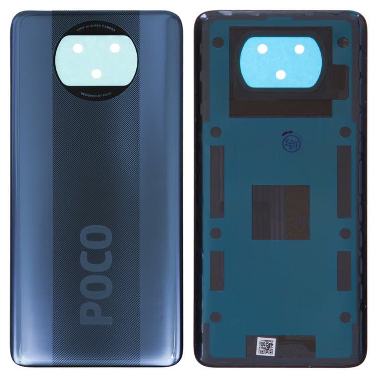 Задние крышки для Xiaomi Poco X3 (серый)