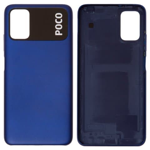Задняя крышка Xiaomi Poco M3, M2010J19CG, синяя, Original (PRC) | корпус, панель аккумулятора, АКБ, батареи