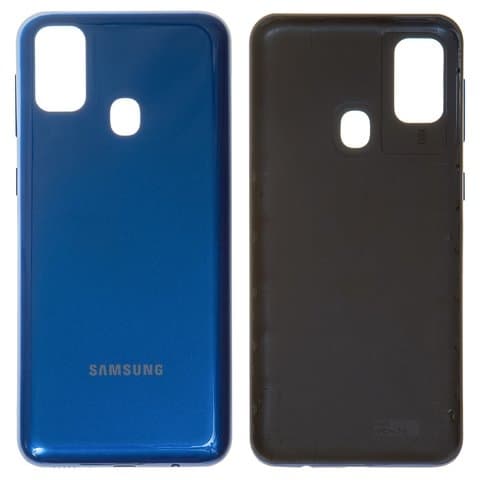 Задняя крышка Samsung SM-M215 Galaxy M21, синяя, Original (PRC) | корпус, панель аккумулятора, АКБ, батареи