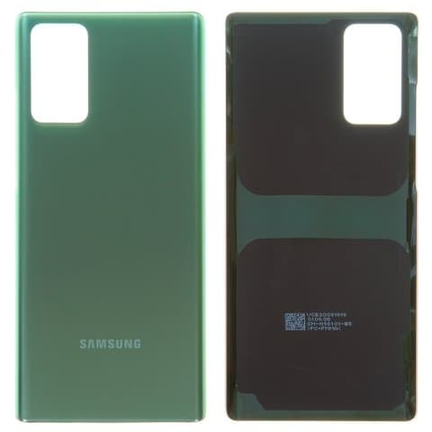 Задняя крышка Samsung SM-N980 Galaxy Note 20, зеленая, Mystic Green, Original (PRC) | корпус, панель аккумулятора, АКБ, батареи